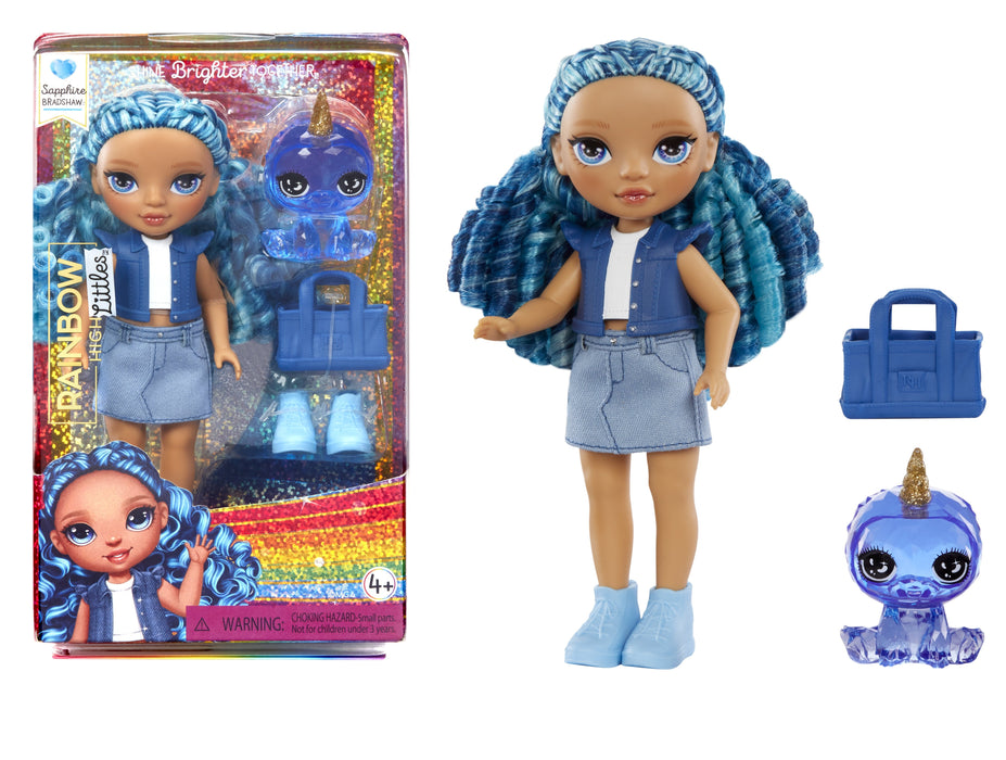 EAN 0035051531197 - Rainbow High Littles Dolls- Sapphire (Blue) imagen 1