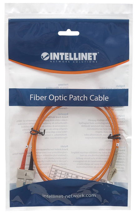 EAN 0766623471251 - Intellinet 1.0m LC-SC M/M Cable de fibra óptica e InfiniBand 1 m Naranja imagen 5