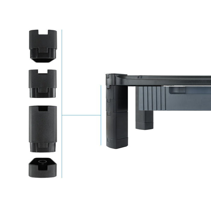 EAN 8433281009851 - TooQ MMPSSD01 soporte para monitor Escritorio Negro imagen 5