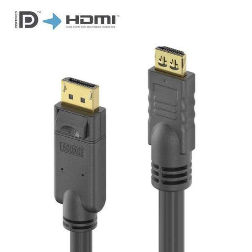 EAN 4251364731666 - PureLink PI5110-100 adaptador de cable de vídeo 10 m DisplayPort HDMI Negro imagen 2