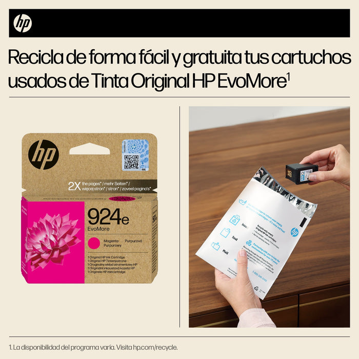 EAN 0196786147456 - HP 924e EvoMore Magenta Original Ink Cartridge cartucho de tinta 1 pieza(s) Alto rendimiento (XL) imagen 5