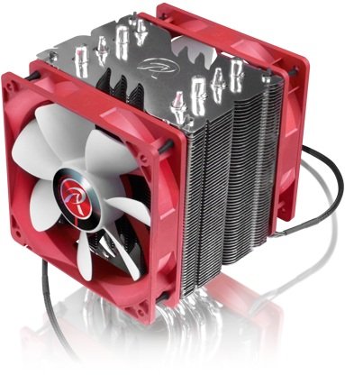 EAN 4715109920017 - RAIJINTEK Themis Evo Procesador Enfriador 12 cm Metálico, Rojo, Blanco imagen 4