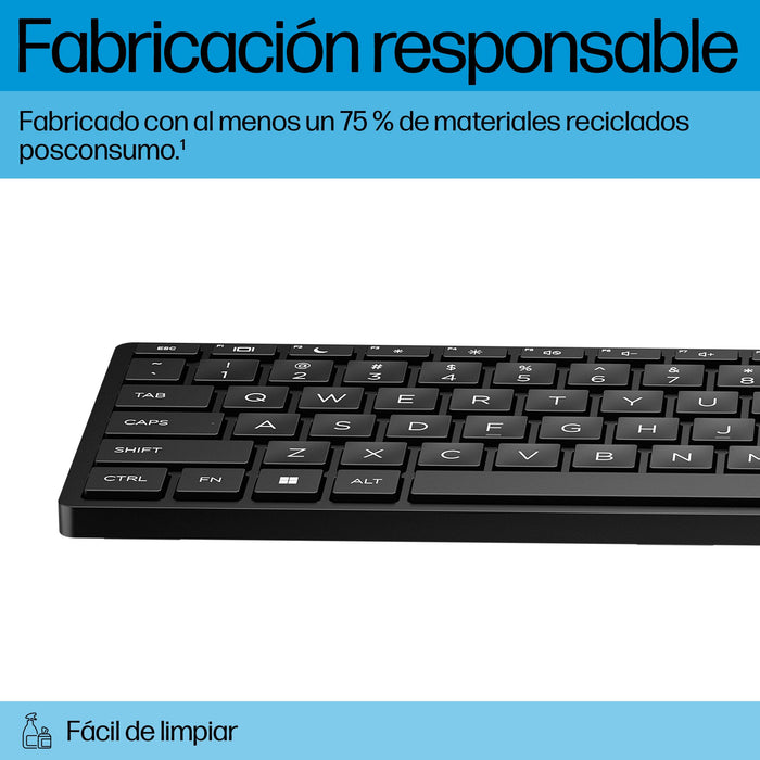 EAN 0194721888167 - HP 320K Wired Keyboard teclado Oficina USB Negro imagen 4