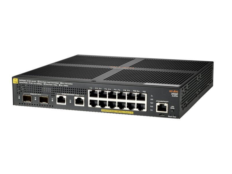 EAN 0190017368214 - HPE Aruba 2930F 12G PoE+ 2G/2SFP+ Gestionado L3 Gigabit Ethernet (10/100/1000) Energía sobre Ethernet (Po imagen 2