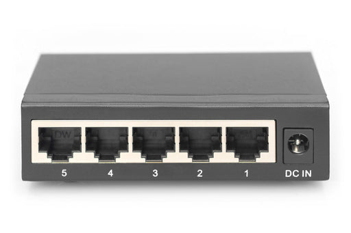 EAN 4016032492900 - Digitus DN-80202-1 switch No administrado Gigabit Ethernet (10/100/1000) Negro imagen 2