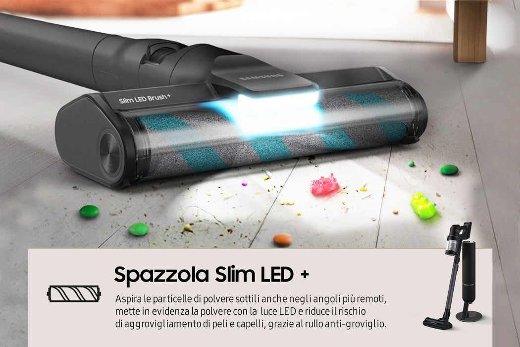 EAN 8806095004372 - Samsung VS28C9784QK Aspiradora escoba 2 en 1 Batería Secar Sin bolsa 1200, 730 Negro imagen 13