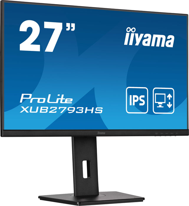 EAN 4948570124633 - iiyama ProLite XUB2793HS-B7 pantalla para PC 68,6 cm (27") 1920 x 1080 Pixeles Full HD LED Negro imagen 3