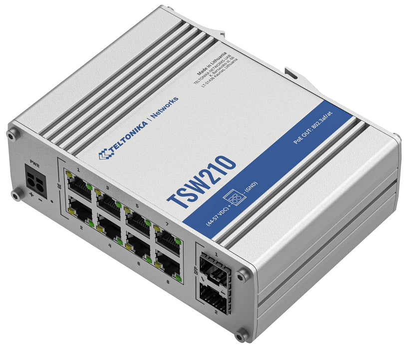 EAN 4779051840243 - Teltonika TSW210 switch No administrado Gigabit Ethernet (10/100/1000) Aluminio imagen 1