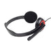 EAN 8716309079884 - Gembird MHS-002 auricular y casco Auriculares Alámbrico Diadema Llamadas/Música Negro, Rojo imagen 7