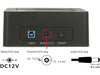 EAN 4043619626618 - DeLOCK 62661 base de conexión para disco duro USB 3.2 Gen 1 (3.1 Gen 1) Type-B Negro imagen 2