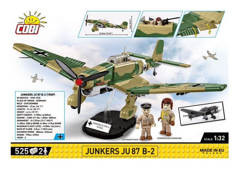 EAN 5902251057480 - COBI Junkers Ju 87 B-2 imagen 7