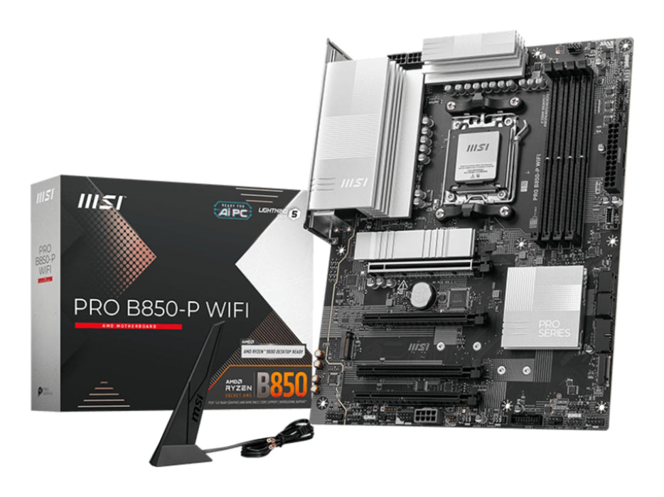 EAN 4711377286046 - MSI PRO B850-P WIFI placa base AMD B850 Zócalo AM5 ATX imagen 1