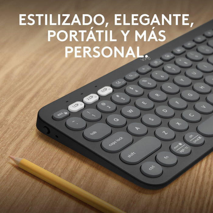 EAN 5099206111127 - Logitech 920-011827 teclado Universal RF Wireless + Bluetooth QWERTY Español Grafito imagen 7
