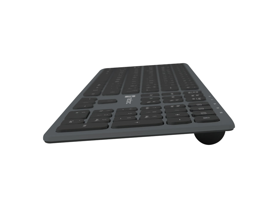 EAN 5901969432138 - NATEC NKL-1830 teclado Universal RF Wireless + Bluetooth QWERTY Español Negro, Gris imagen 4