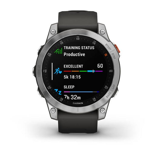 EAN 0753759281007 - Garmin epix 3,3 cm (1.3") AMOLED 47 mm Digital 416 x 416 Pixeles Pantalla táctil Plata Wifi GPS (satélite imagen 2