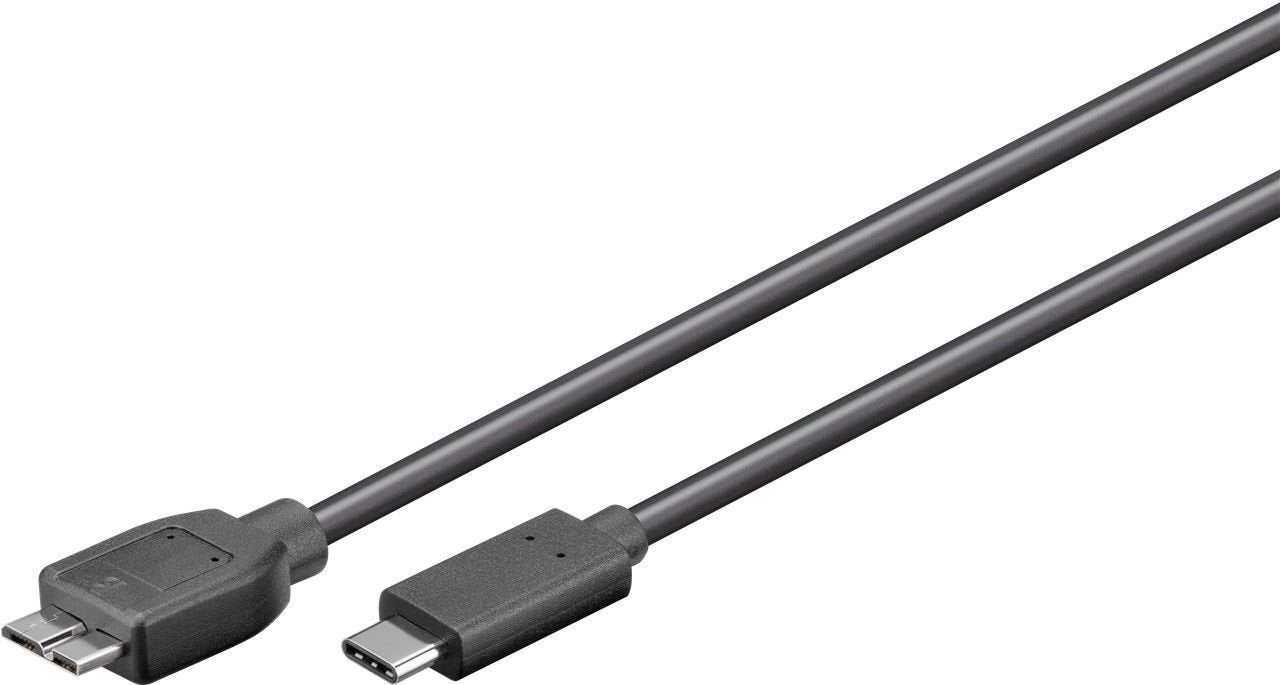 EAN 4040849679964 - Goobay 67996 cable USB USB 3.2 Gen 1 (3.1 Gen 1) 1 m Micro-USB B USB C Negro imagen 1
