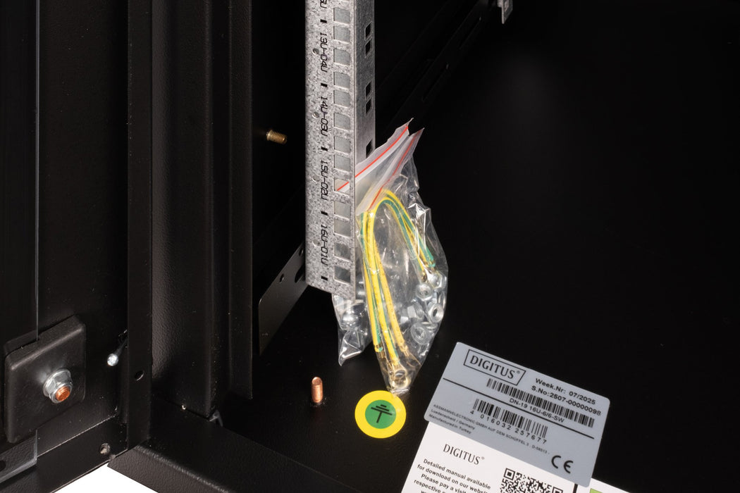 EAN 4016032257677 - Digitus DN-19 16U-6/6-SW armario rack Bastidor de pared Negro imagen 6