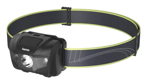 EAN 4047443535153 - Hama HL200 Negro, Azul, Amarillo Linterna con cinta para cabeza LED imagen 1