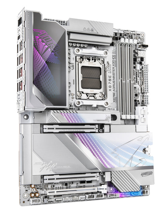 EAN 4719331876517 - GIGABYTE X870E AORUS MASTER X3D ICE AMD X870E Zócalo AM5 ATX imagen 4