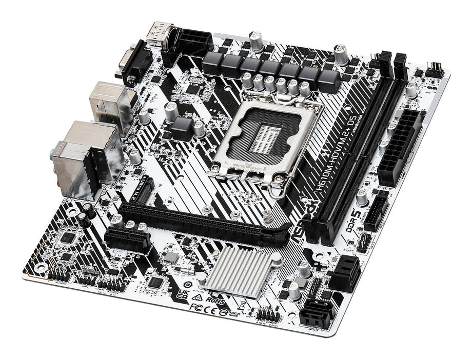 EAN 4710483943478 - Asrock H610M-HDV/M.2+ D5 Intel H610 LGA 1700 micro ATX imagen 3