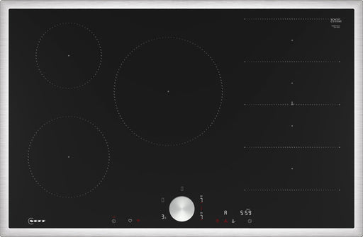 EAN 4242004269731 - Neff T68STV4L0 hobs Negro, Acero inoxidable Integrado 80 cm Con placa de inducción 5 zona(s) imagen 1