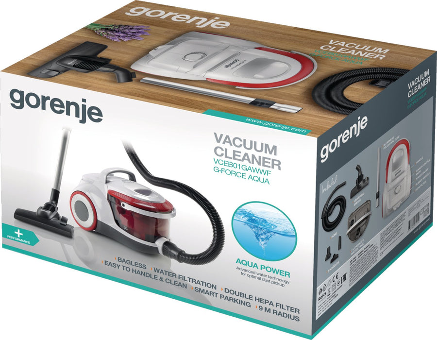 EAN 3838782071249 - Gorenje VCEB01GAWWF 3 L Aspiradora cilíndrica Secar Sin bolsa imagen 5