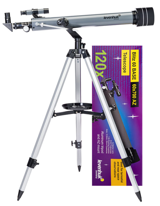 EAN 0753215775873 - Levenhuk Blitz 60 Base Refractor 120x Gris imagen 2