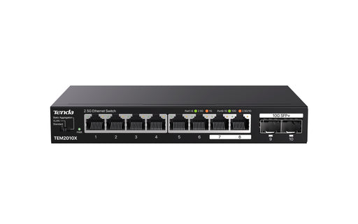 EAN 6932849436518 - Tenda TEM2010X switch 2.5G Ethernet (100/1000/2500) Escritorio Negro imagen 1