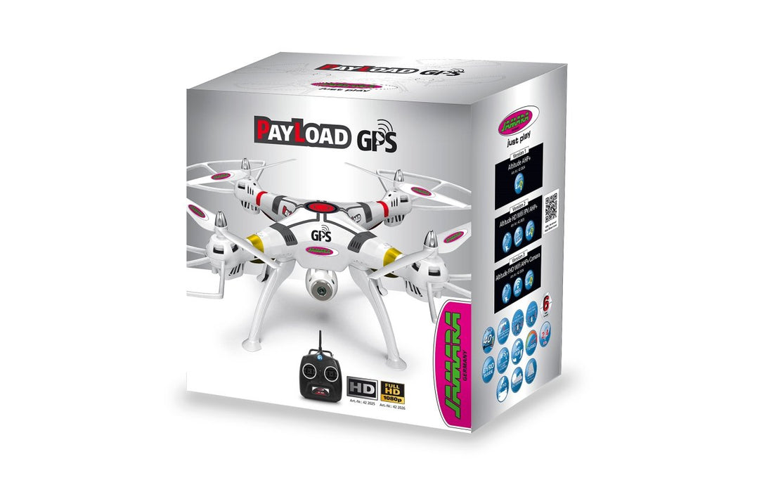 EAN 4042774433963 - Jamara Payload GPS Altitude 4 rotores 2700 mAh Blanco imagen 3