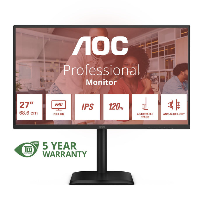 EAN 4038986182799 - AOC 27E4U pantalla para PC 68,6 cm (27") 1920 x 1080 Pixeles Full HD LED Negro imagen 1