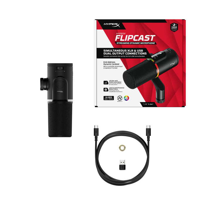 EAN 198828569219 - HyperX FlipCast - USB/XLR Dynamic Microphone (Black) imagen 9