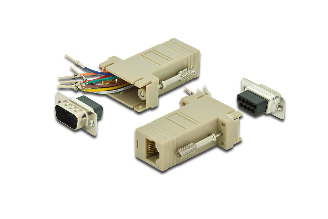 EAN 4016032325109 - Digitus AK-610517-000-I cambiador de género para cable RS-232 RJ-45 Beige imagen 1
