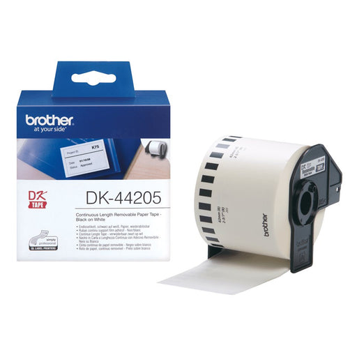 EAN 4977766635127 - Brother DK-44205 cinta para impresora de etiquetas Negro sobre blanco imagen 1