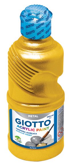 EAN 8000825534225 - Giotto 0533800 pintura acrílica 250 ml Oro Botella imagen 1
