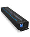 EAN 4250078173281 - ICY BOX IB-HUB1717-U3 USB 3.2 Gen 1 (3.1 Gen 1) Type-A 5000 Mbit/s Negro imagen 1