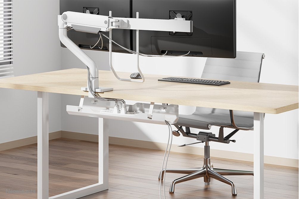 EAN 8721246340058 - Neomounts ADS07-122WH organizador de cables Bandeja de cables Blanco 1 pieza(s) imagen 10