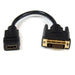 EAN 0065030848572 - StarTech.com HDDVIFM8IN adaptador de cable de vídeo 0,203 m HDMI tipo A (Estándar) imagen 1