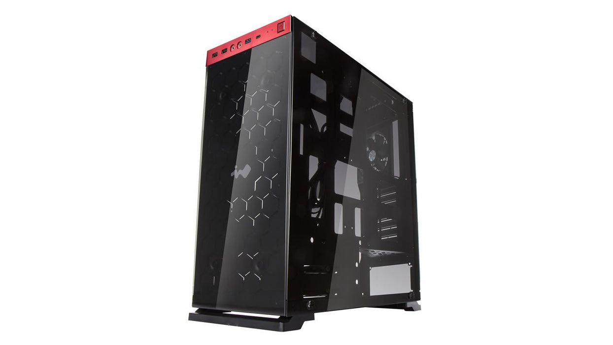 EAN 4710474938568 - In Win 805C Midi Tower Negro, Rojo imagen 2