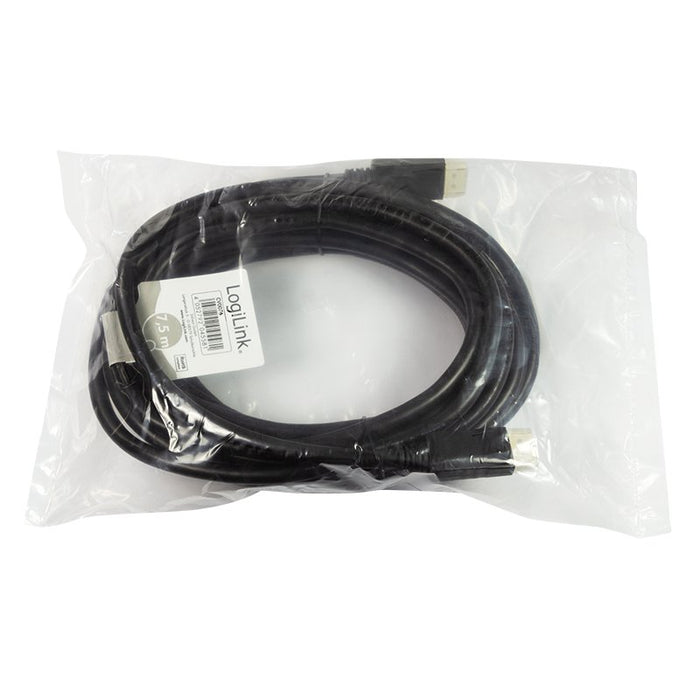 EAN 4052792045581 - LogiLink CV0076 cable DisplayPort 7,5 m Negro imagen 5