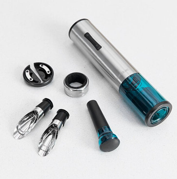 EAN 8435484023108 - Cecotec 02310 sacacorchos Abridor de vino eléctrico Azul, Acero inoxidable imagen 7