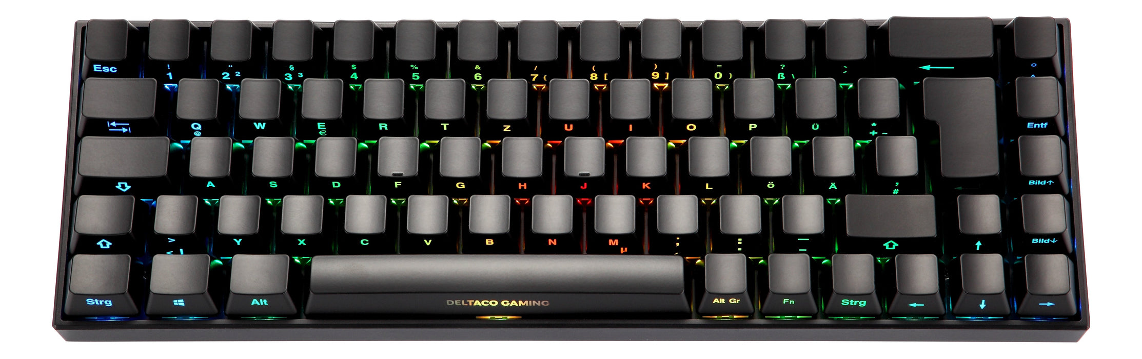 EAN 7333048053602 - Deltaco Gaming GAM-100-DE teclado Juego USB + RF Wireless + Bluetooth QWERTZ Alemán Negro imagen 6