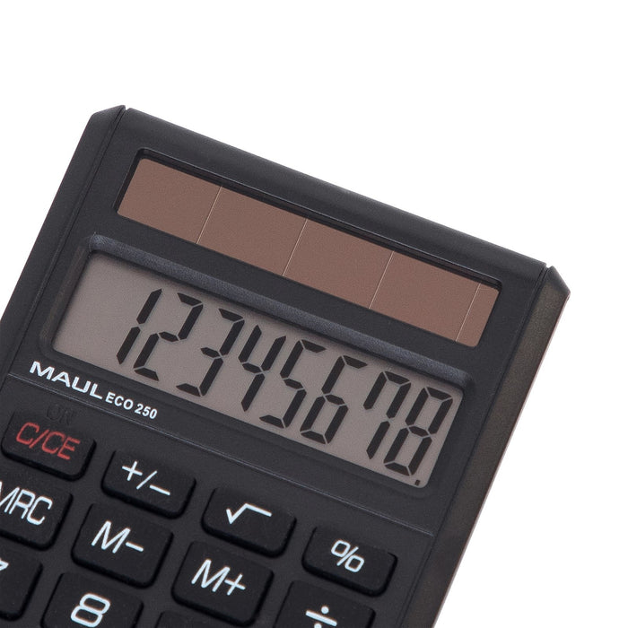 EAN 4002390091183 - MAUL ECO 250 calculadora Bolsillo Calculadora básica Negro imagen 2