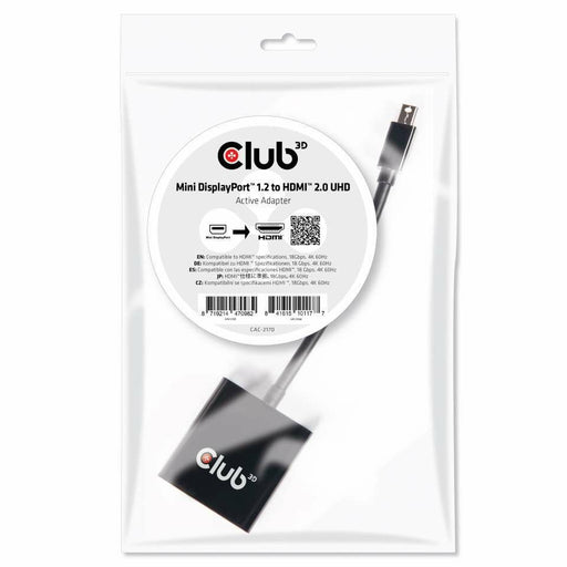 EAN 8719214470982 - CLUB3D CAC-2170 cambiador de género para cable Negro imagen 2