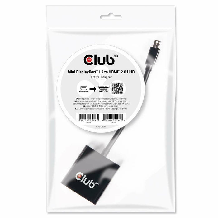 EAN 8719214470982 - CLUB3D CAC-2170 cambiador de género para cable Negro imagen 2