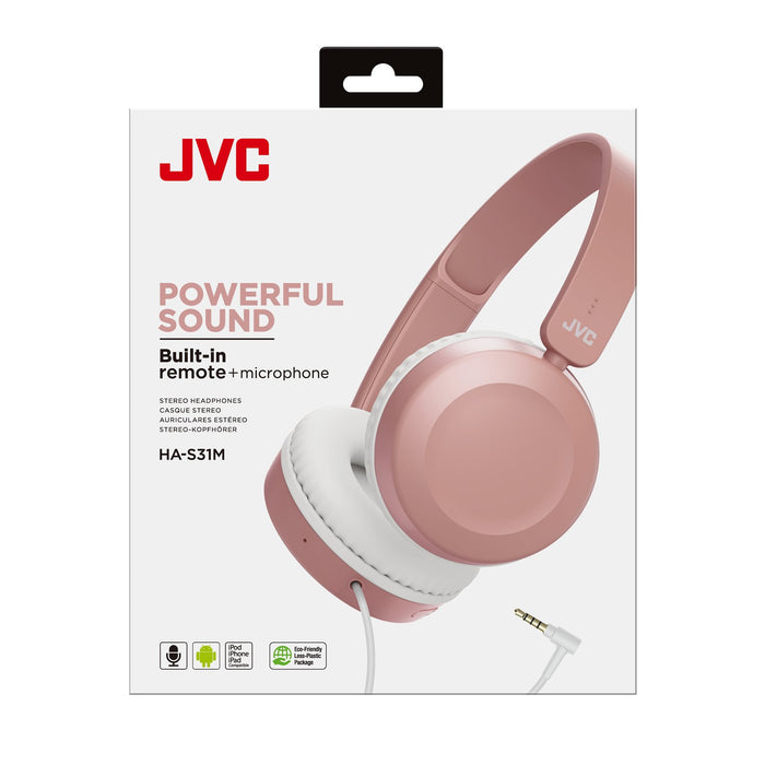 EAN 4975769458651 - JVC HA-S31M-P Auriculares Alámbrico Diadema Llamadas/Música Rosa imagen 7