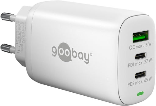 EAN 4040849654084 - Goobay 65408 cargador de dispositivo móvil Auriculares, Portátil, Smartphone, Tableta Blanco Corriente al imagen 1