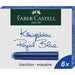 EAN 4005401855064 - Faber-Castell 185506 Recambio de bolígrafo Azul 6 pieza(s) imagen 1