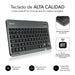EAN 8436586742157 - SUBBLIM SUBKT3-BTS055 teclado para móvil QWERTY Español Bluetooth Negro, Gris imagen 6