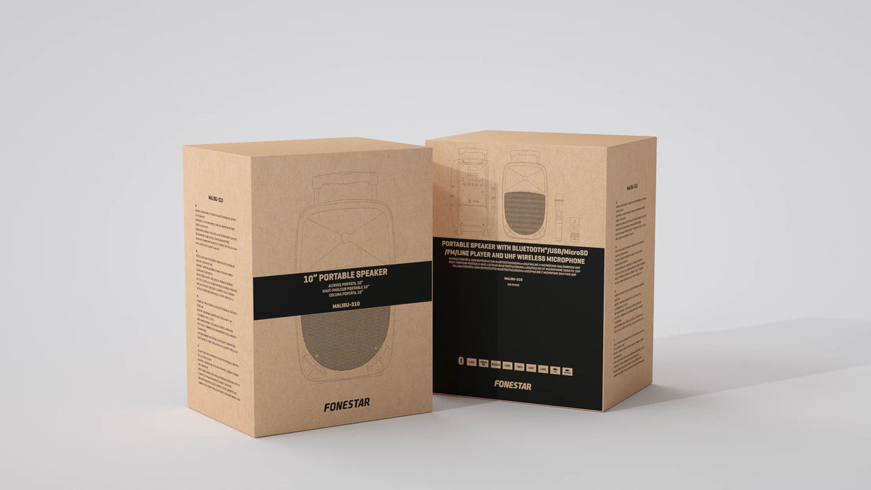 EAN 8422521023573 - Fonestar MALIBU-310 altavoz Negro Inalámbrico y alámbrico 100 W imagen 8