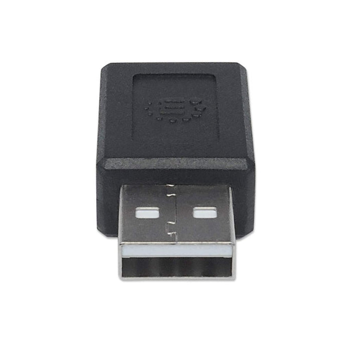 EAN 0766623354653 - Manhattan 354653 cambiador de género para cable USB A USB C Negro imagen 3